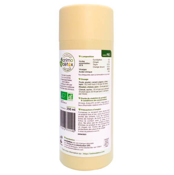 animodetox dosage huile essentielle